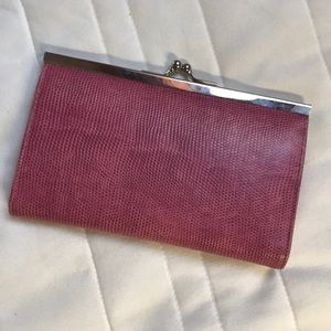 Pink clutch